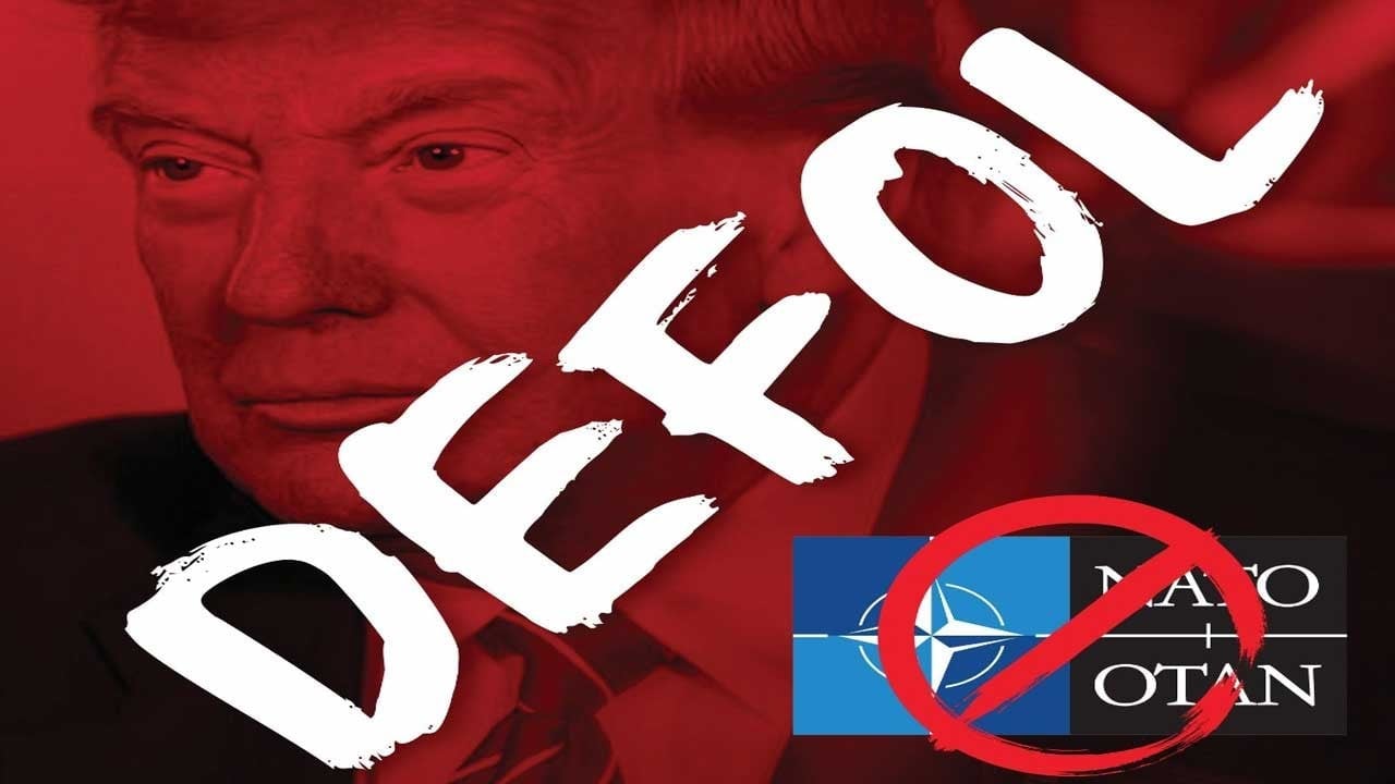 "İşgalci NATO! Katil Trump! Defol!" eylemi Üsküdar Meydanı’nda