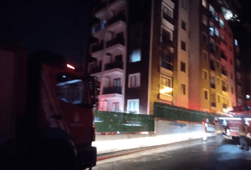 İstanbul Pendik'te korkutan yangın