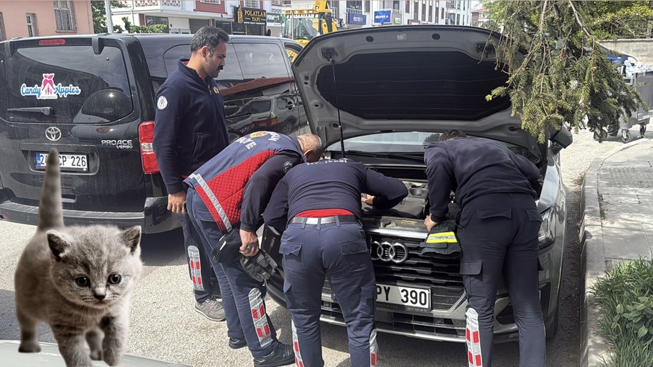 İtfaiyeyi saatlerce uğraştırdı annesi gelince koşarak uzaklaştı