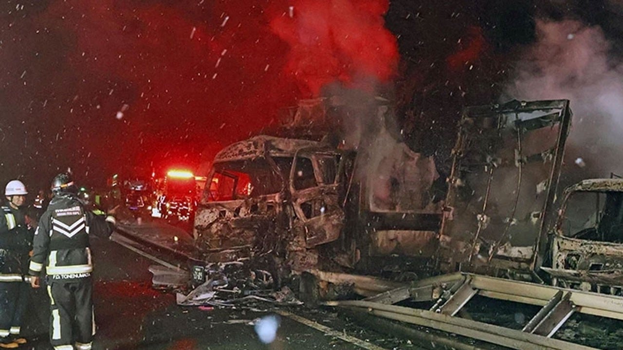 Japonya’da korkunç kaza! 50 araç birbirine girdi! Ölü ve yaralılar var