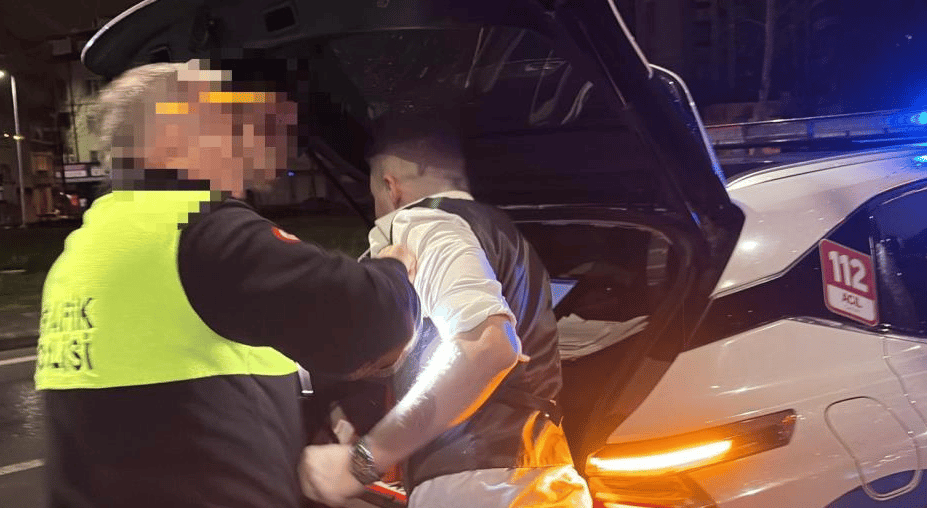 Kayseri’de alkollü sürücüden pes dedirten pişkinlik