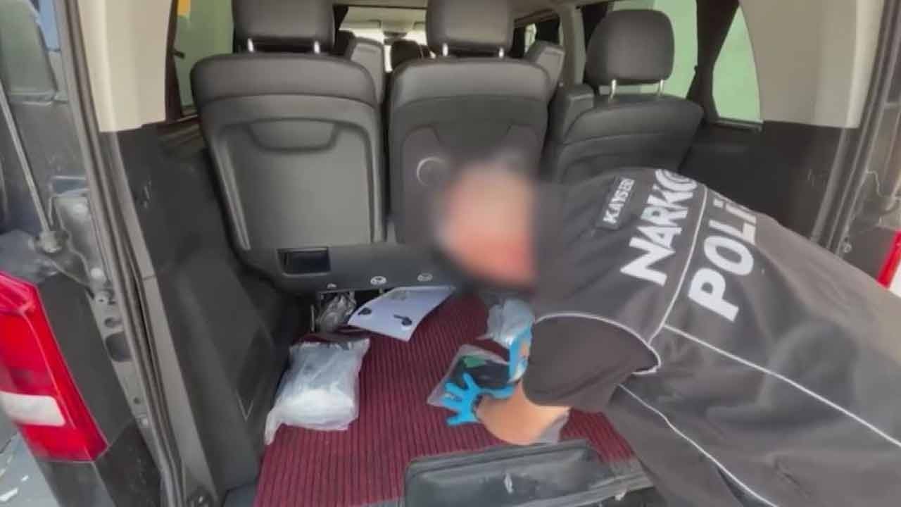 Kayseri'de büyük uyuşturucu operasyonu