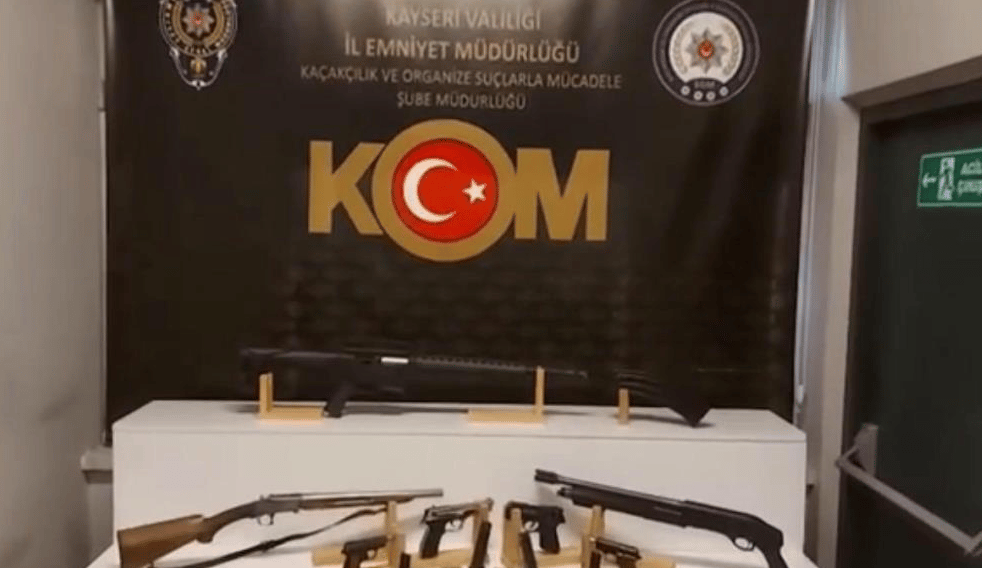 Kayseri’de silah ticareti operasyonu: 2 şahıs yakalandı