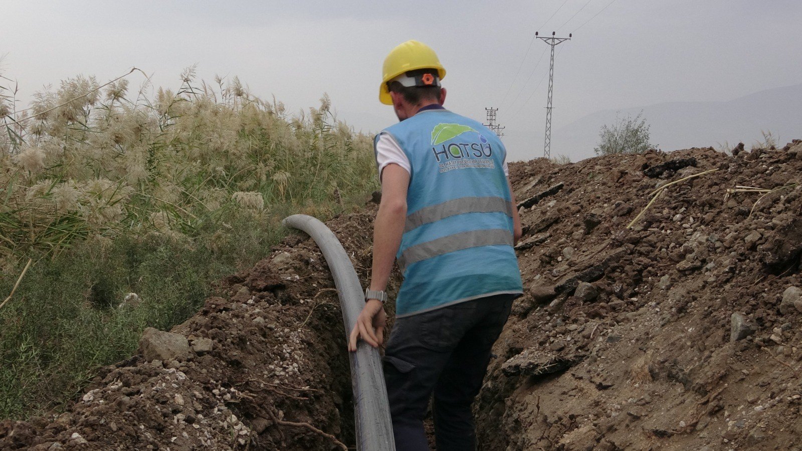 Kırıkhan Kangallar'da yeni meskenlere altyapı