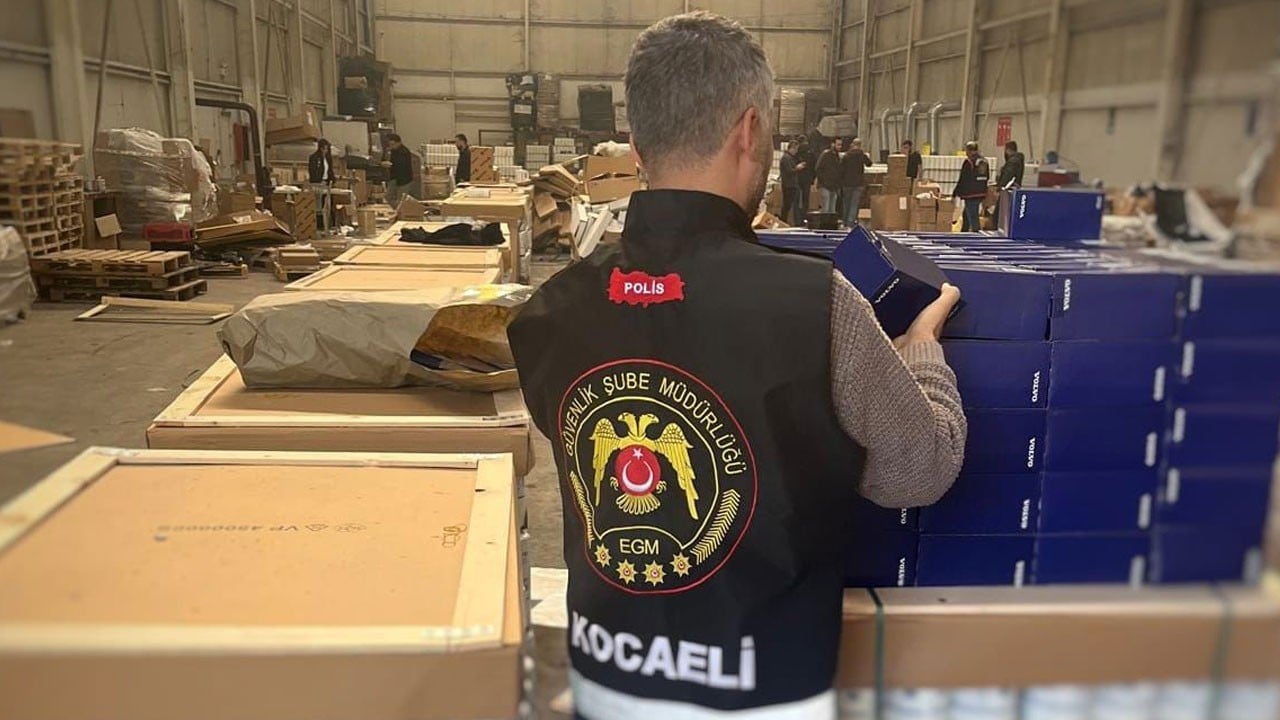 Kocaeli’de dev operasyon! 15 milyon liralık sahte yedek parça ele geçirildi