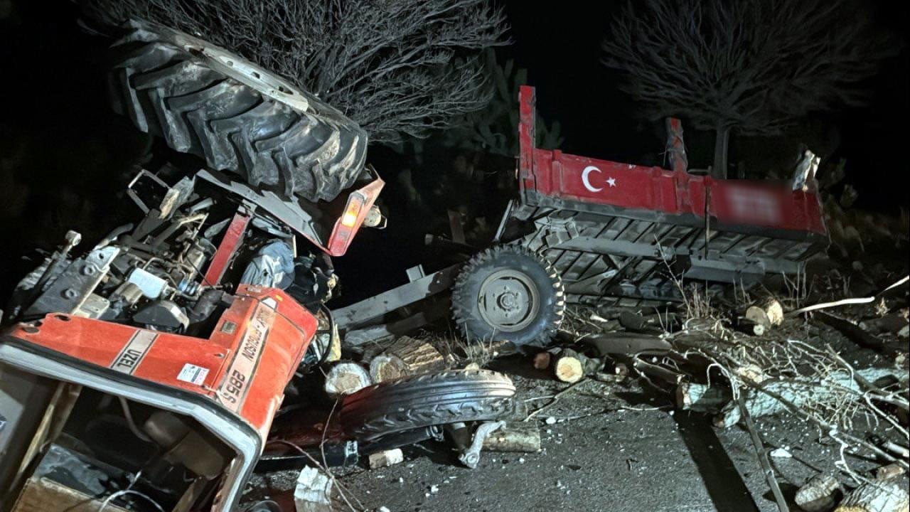 Konya’da feci olay! Traktör ile ilaçlama makinesi arasına sıkıştı