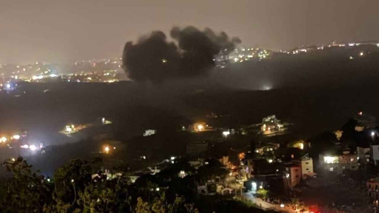 Lübnan sınırında ateş hattı! İsrail "Hizbullahı" vurdu: Silah depoları ve rampalar imha edildi