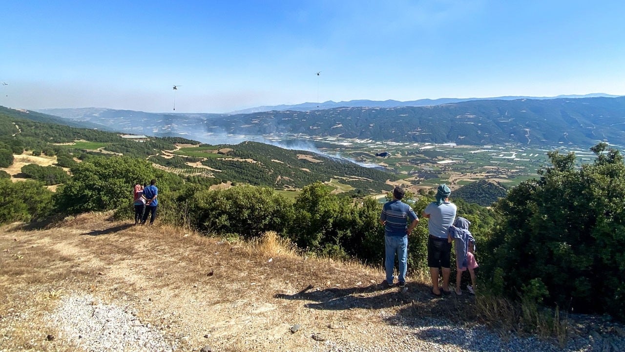 Manisa’da alevler kontrol altına alındı