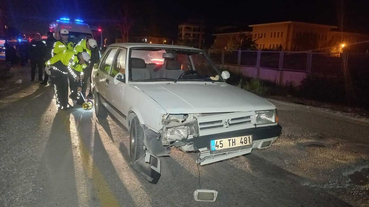 Manisa'da otomobilin çarptığı yaya yaşamını yitirdi