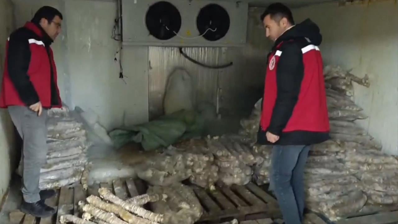 Manisa'da piyasa değeri 4 milyon lira olan bozulmuş kokoreç ele geçirildi