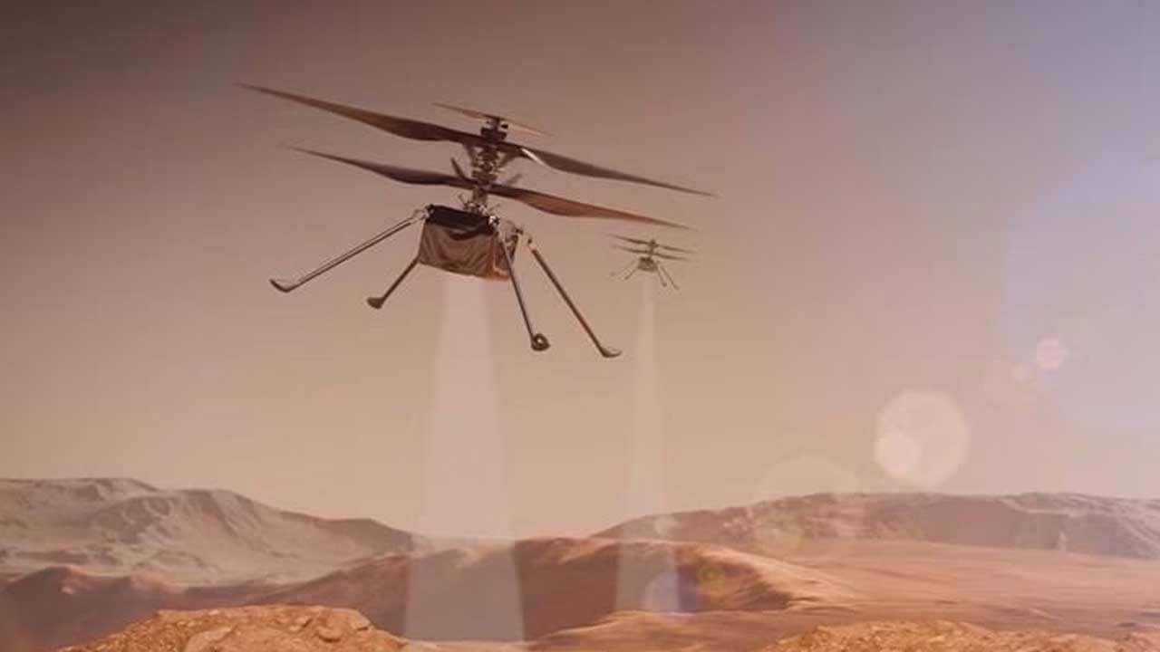 Mars helikopterleri ses hızını aştı