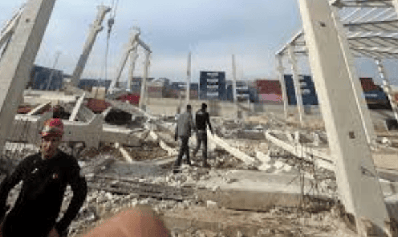 Mersin'de inşaat çöktü! 3 işçi yaralandı, mahsur kalan 1 kişi kurtarıldı