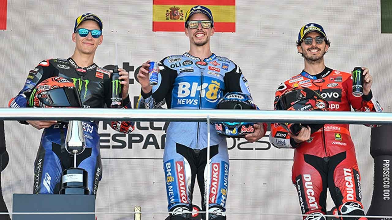 MotoGP'de İspanya rüzgarı! Sezonun ilk galibiyeti geldi! Torak Razgatlıoğlu ise 19. sırada bitirdi