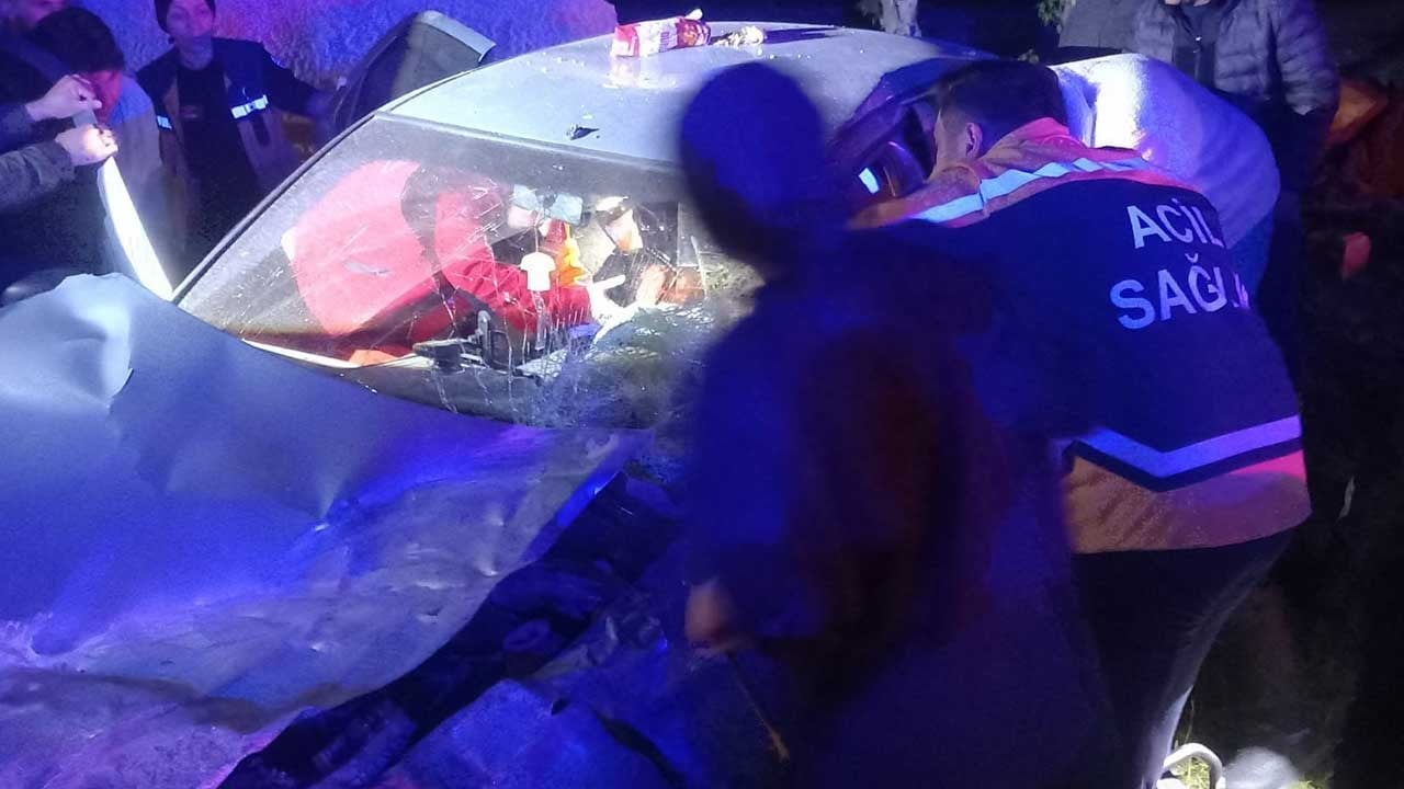 Muş’ta otomobil takla attı: 1 ölü, 3 yaralı