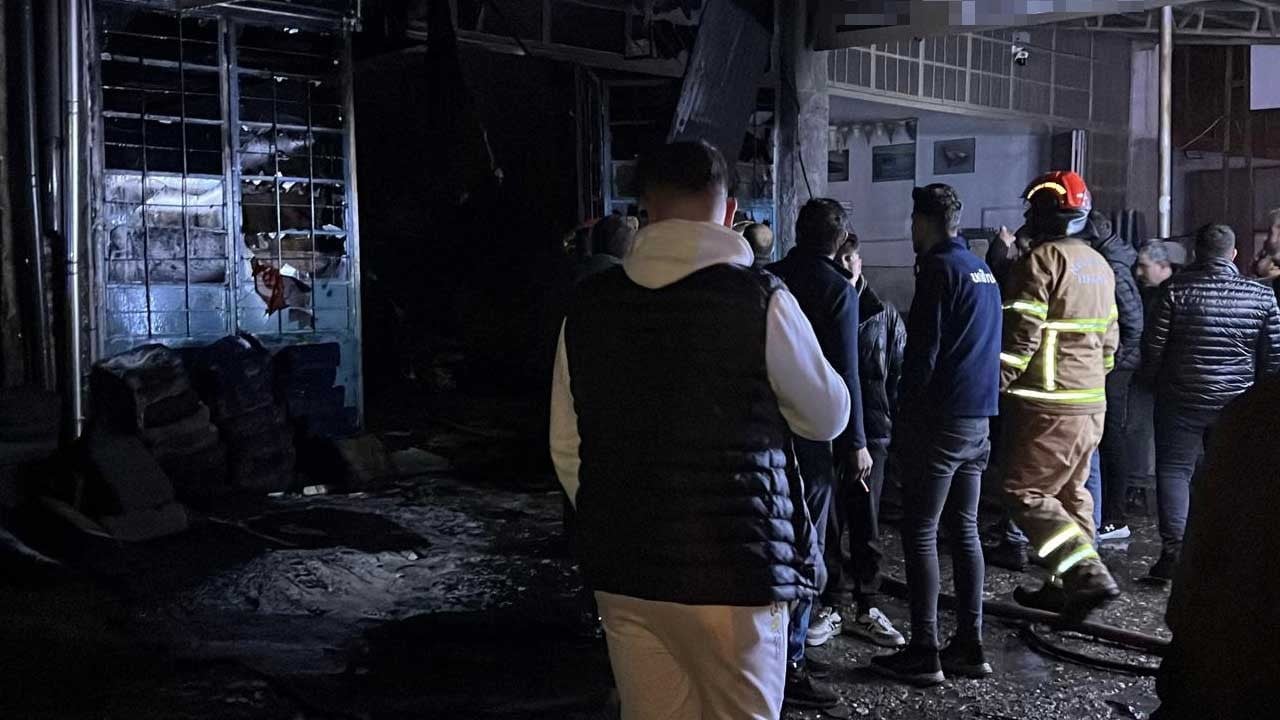 Nevşehir’de oto döşeme dükkanında yangın