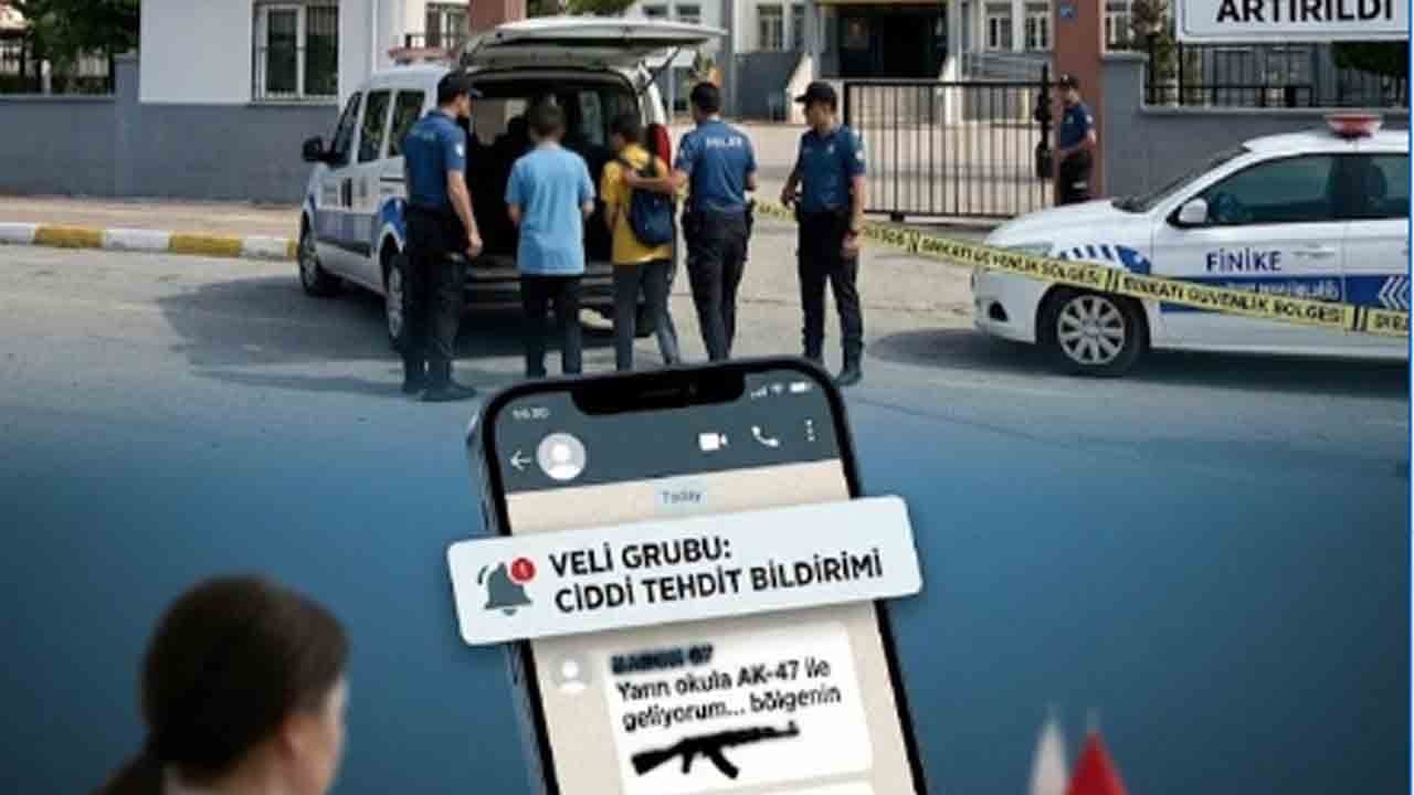 Okula silahla geleceklerdi: İki öğrenci gözaltında