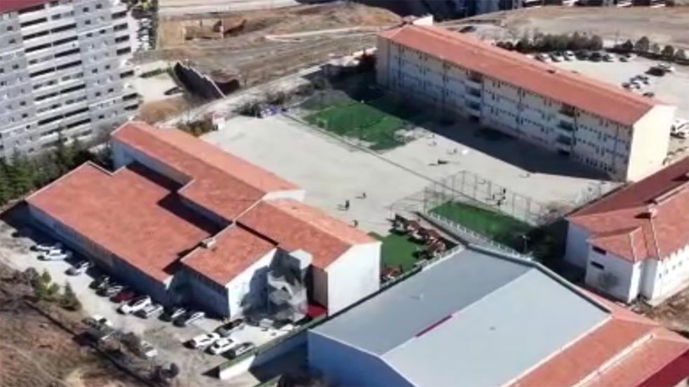 Okulda yangın tatbikatı hastanede sona erdi