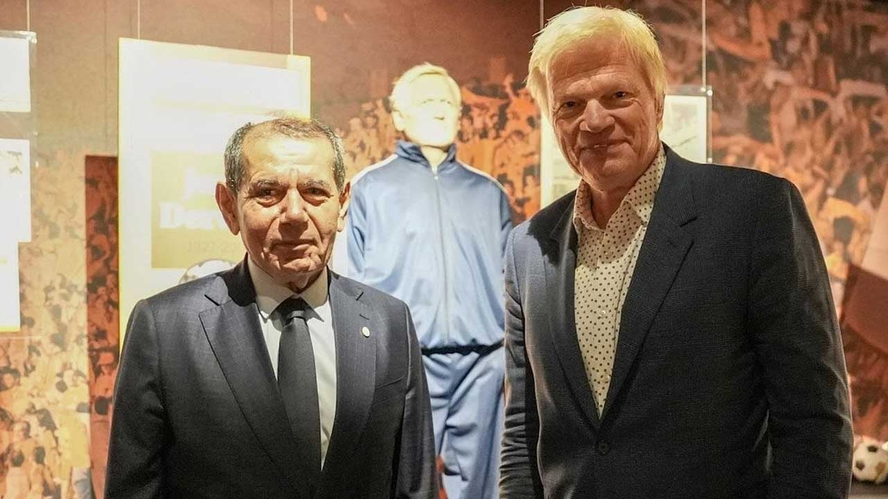 Oliver Kahn, Dursun Özbek'i ziyaret etti