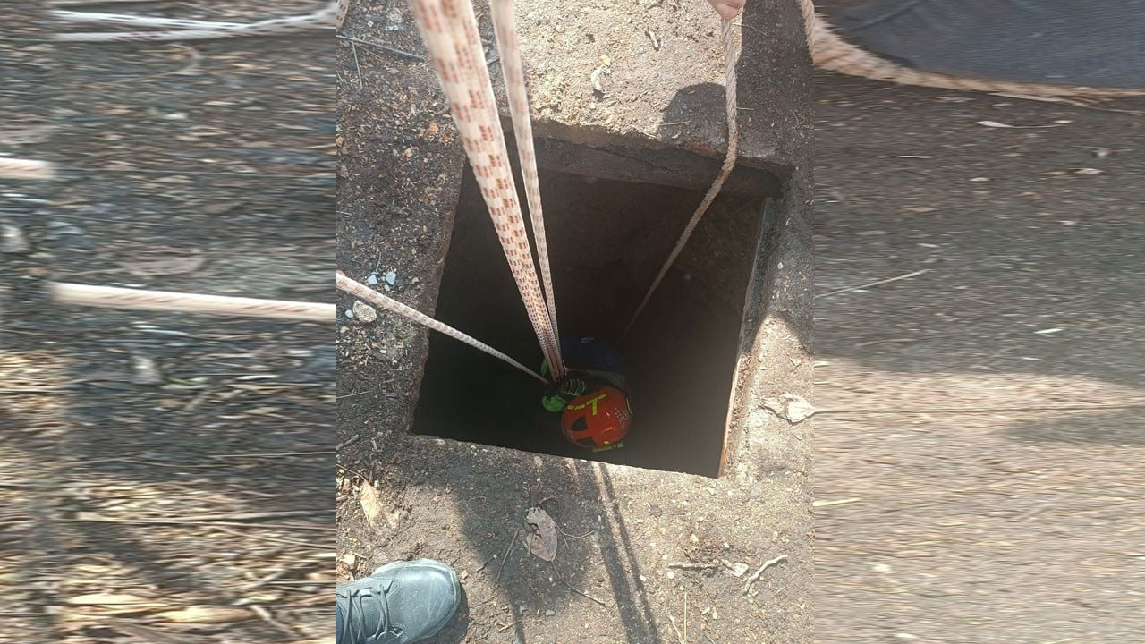 Ölümle burun buruna geldi! 20 metrelik kuyuya düştü