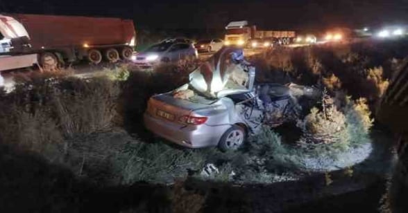 Otomobil ile çarpışan traktörde bir kişi yaralandı