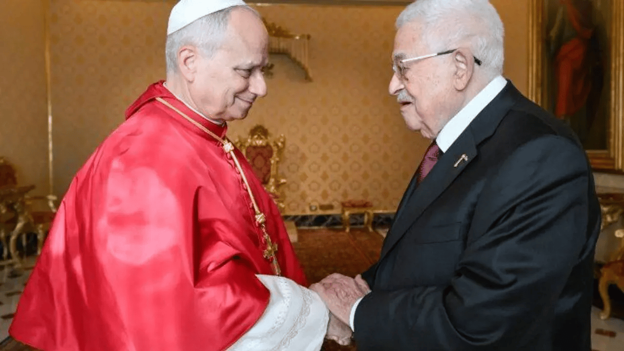 Papa 14. Leo ve Mahmud Abbas bir araya geldi