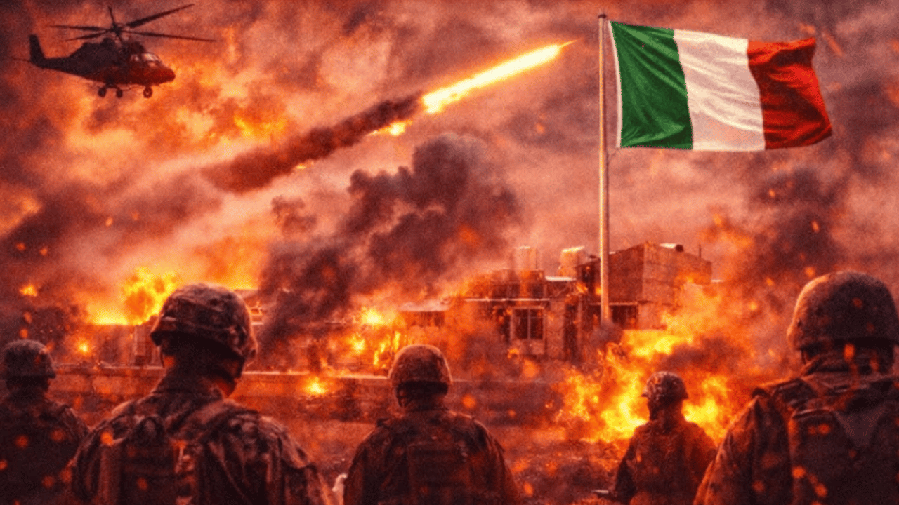 Peşmergeyi eğiten İtalyan Üssü de vuruldu!