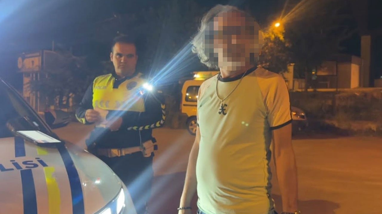 Polise selam verdi, ehliyetine 2 yıl el konuldu