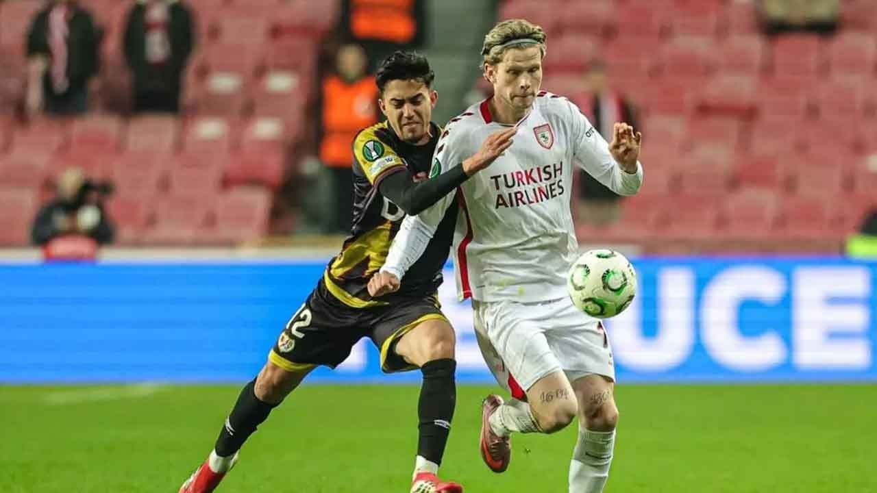 Samsunspor 1-3 Rayo Vallecano! Tur ihtimali zora girdi