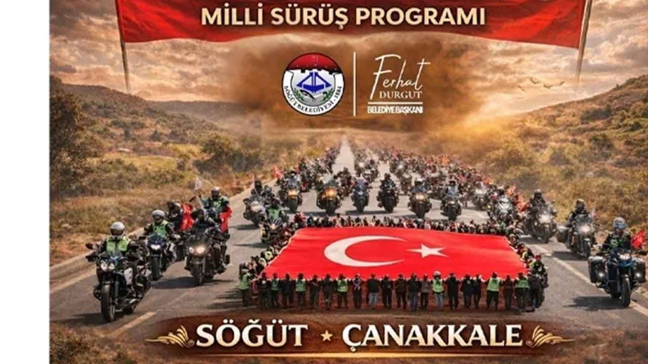 Söğüt’ten Çanakkale’ye tarihi yolculuk başlıyor! İki teker üzerinde milli birlik ruhu!