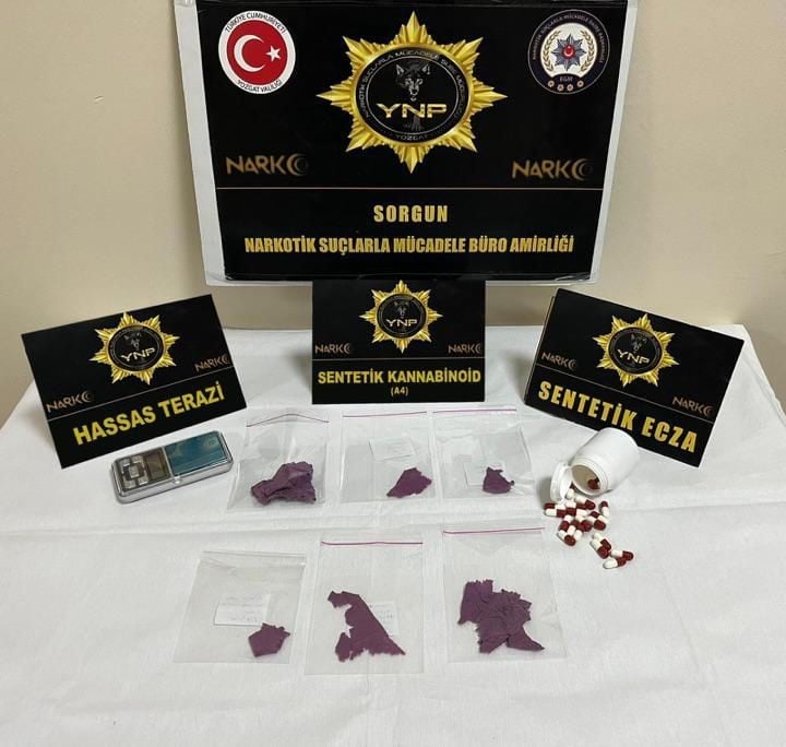 Sorgun’da narkotik operasyonu