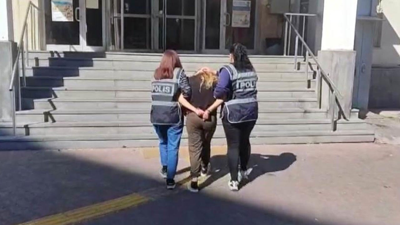 Suç makinesi kadın polisten kaçamadı