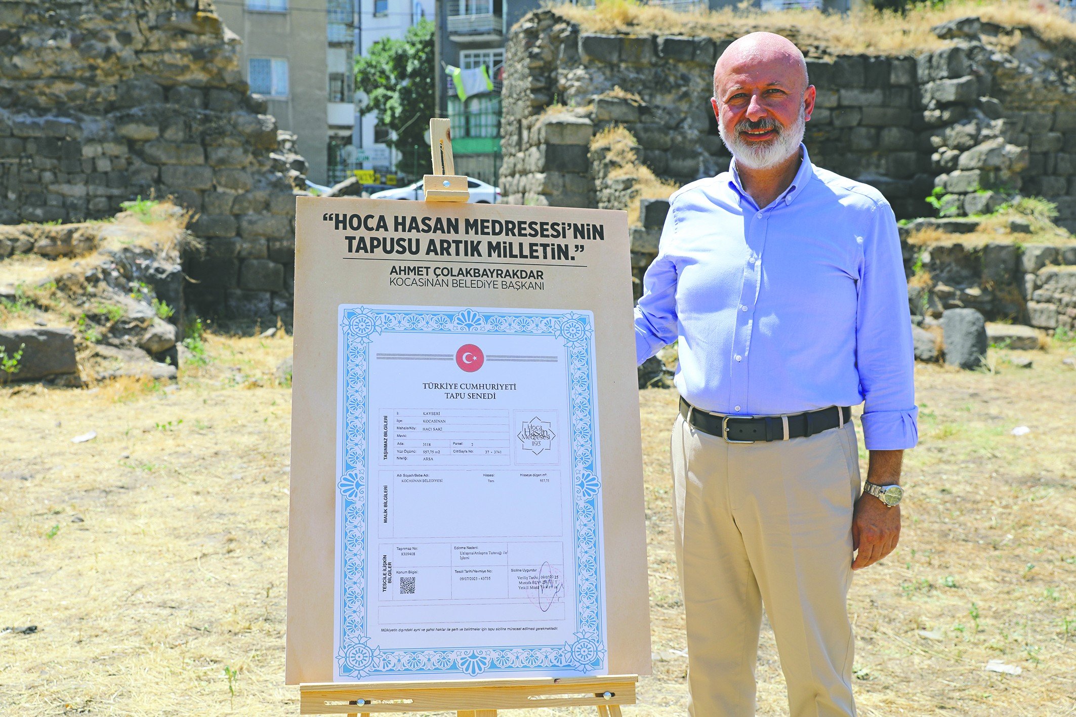 "Tarihi medresemiz, Şehir Akademisi kimliğiyle yeniden hayat bulacak"
