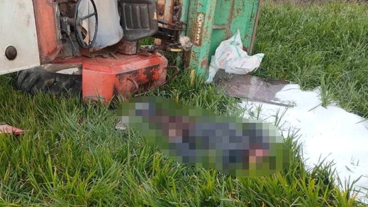 Tarlaya gübre atmaya gitti canından oldu