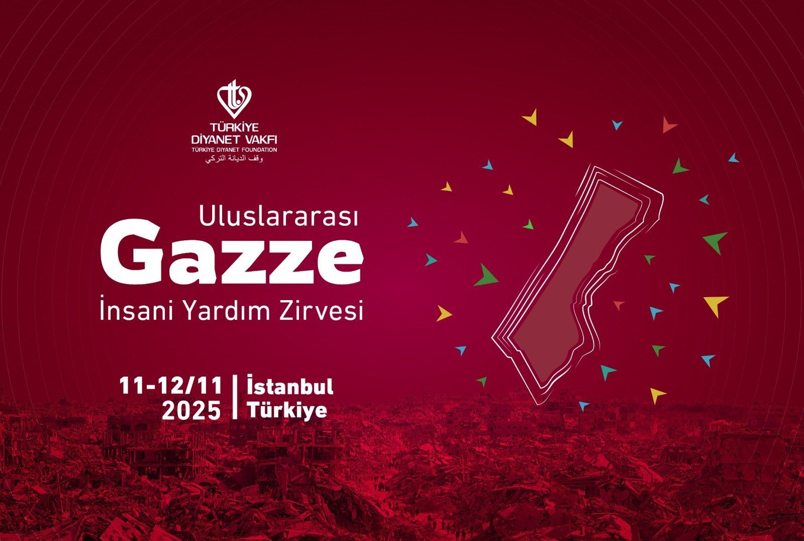 TDV "Uluslararası Gazze İnsani Yardım Zirvesi" düzenleyecek