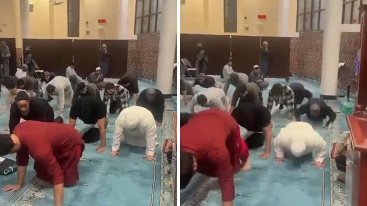 Teravih sonrası cemaate çektirdiği 61 şınav, Trabzonlu imamı ünlü etti!