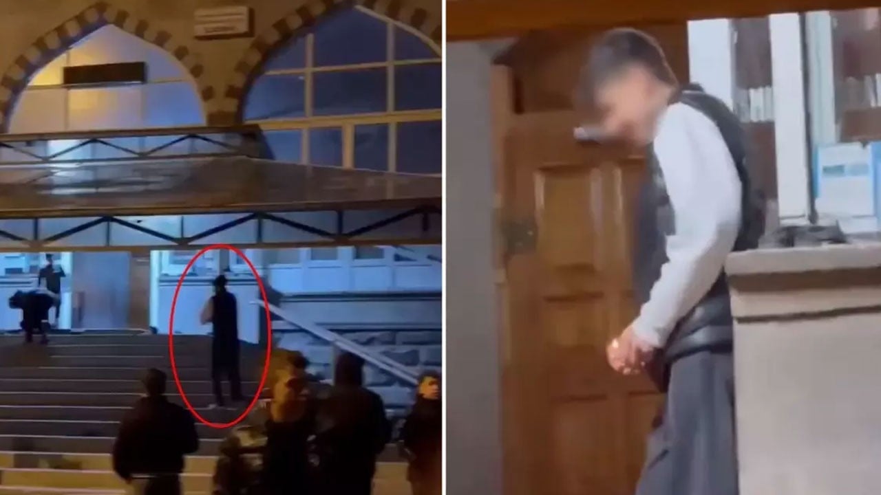 Teravihte yürekler ağza geldi! 15 yaşındaki çocuk bakın ne yaptı