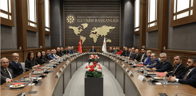 Türkiye Basın Federasyonu heyeti İletişim Başkanlığında