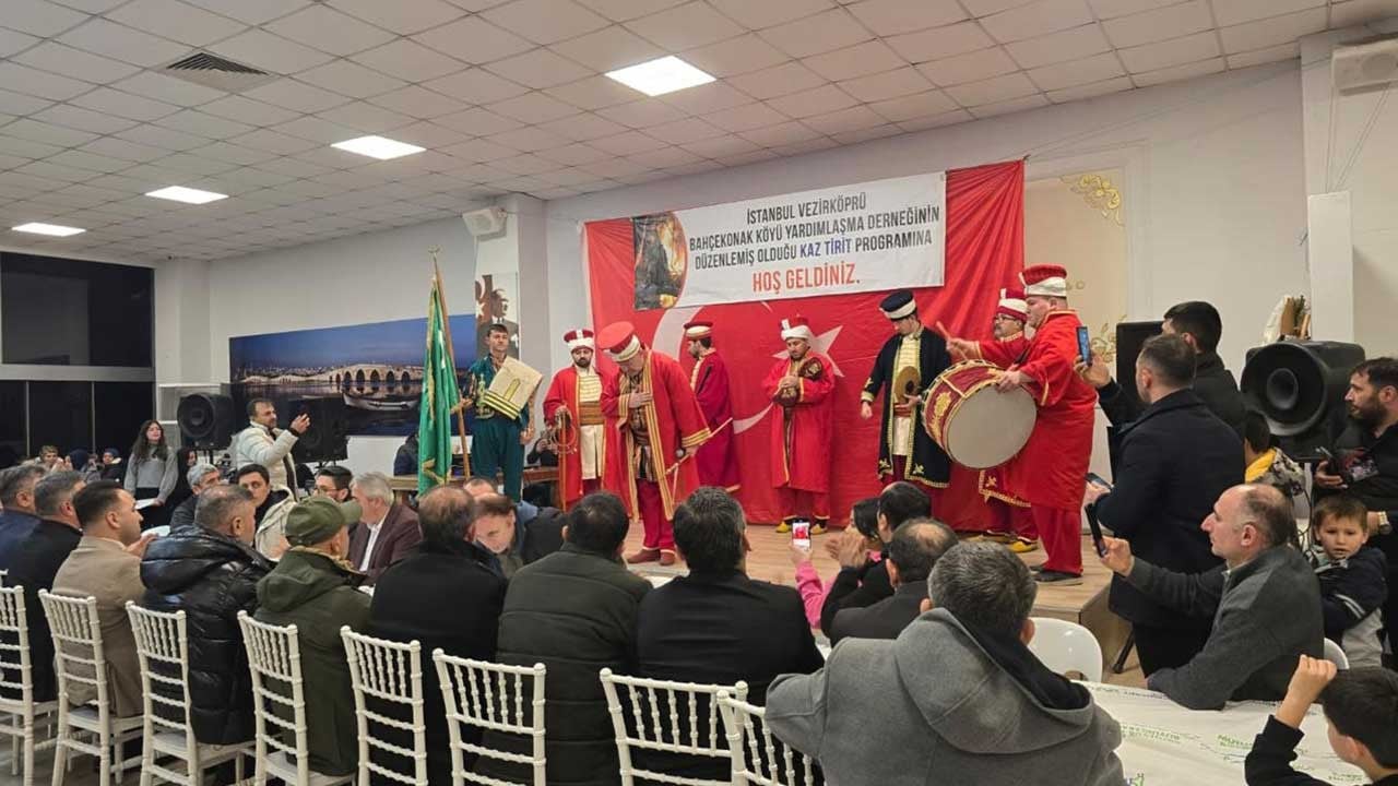 Vezirköprülüler Kaz Tiridi etkinliğinde buluştu