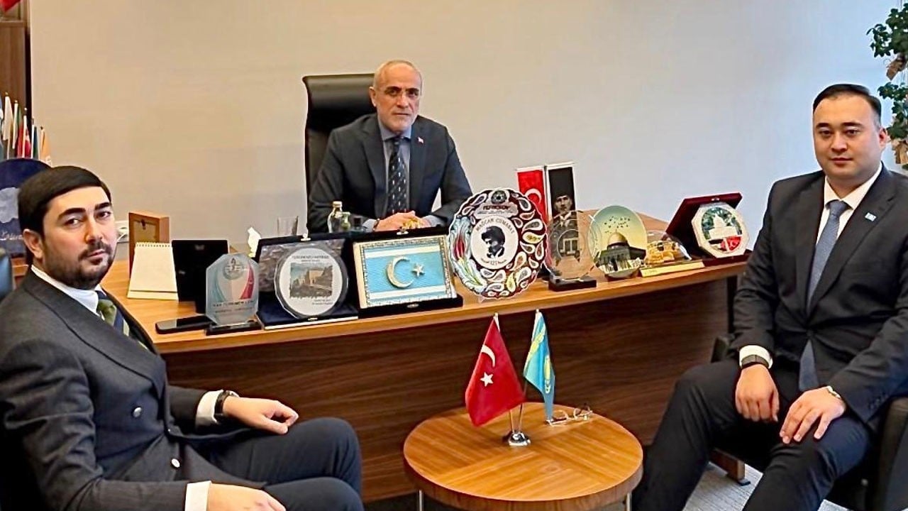 Yalçın Topçu'ya Kazakistan'dan üst düzey ziyaret