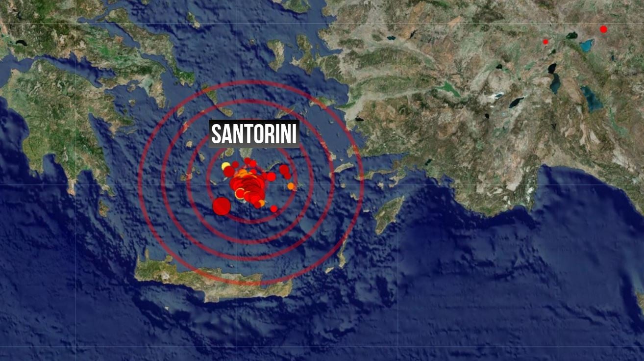 Yapay zeka Santorini'deki deprem fırtınasının nedenini çözdü