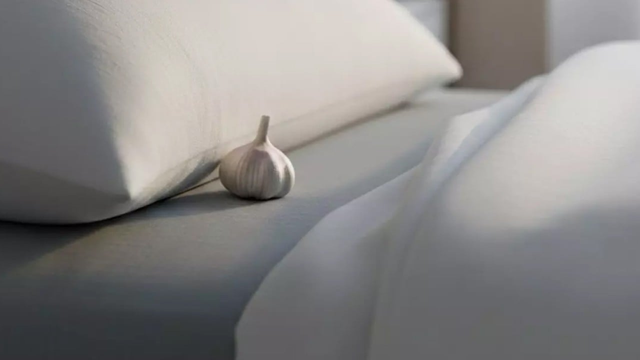 Yastığın altına bir diş sarımsak koymak çok iyi geliyor!