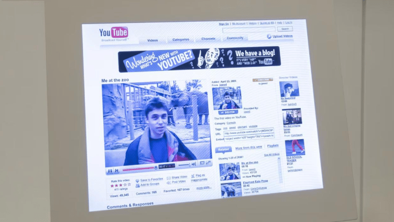 YouTube’un ilk görüntüsü tarihe geçti: Londra müzesi o videoyu koleksiyonuna kattı