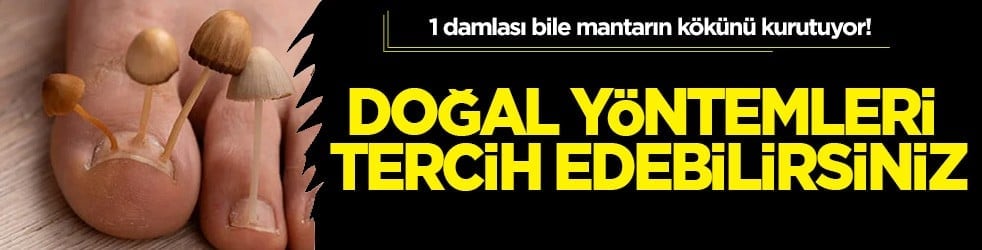 1 damlası bile mantarın kökünü kurutuyor! Suda bekletin! Herkesi şaşırtan çare...