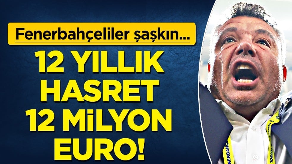 12 yıllık hasret 12 milyon euro! Başkan Sadettin Saran çıldırdı! Yok artık