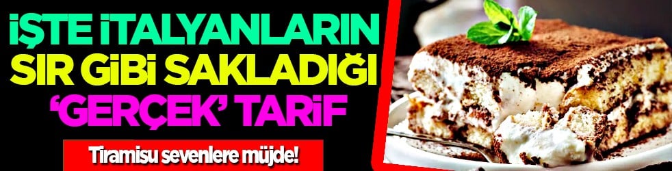 17. yüzyıldan kalma orijinal reçetesi: Tiramisu sevenlere müjde! İtalyanların sır gibi sakladığı...