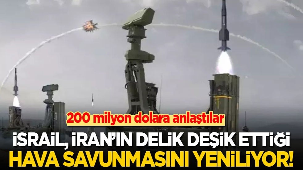 200 milyon dolara anlaştılar! İsrail, İran’ın delik deşik ettiği hava savunmasını yeniliyor!