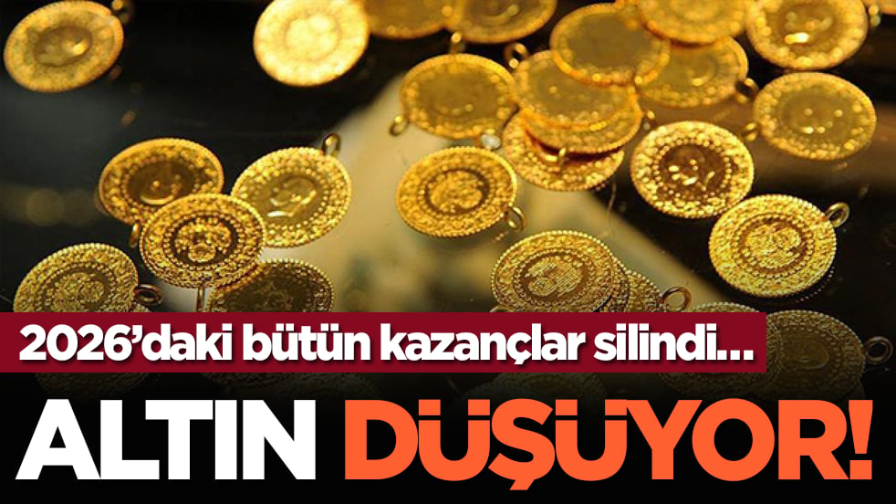 2026’daki bütün kazançlar silindi… Altın düşüyor!