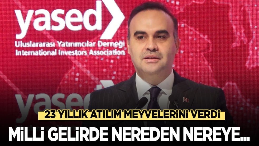 23 yıllık atılım meyvelerini verdi: Milli gelirde nereden nereye...