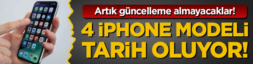 4 İphone modeli tarih oluyor: Apple desteğini çekme kararı aldı!