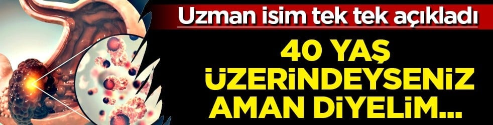 40 yaş üzerindeyseniz bu uyarılara kulağınızı tıkamayın! Genel cerrahi uzmanı açıkladı